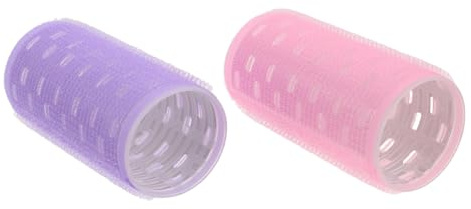 CATIEBYE Rizadores de Pelo Jumbo 2 Piezas para Flequillo Núcleo de Aluminio, Rulos Térmicos Grandes para Volumen, Manuales y Fáciles de Usar, Herramienta para Peinado Natural y Rápido