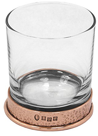 English Pewter Company 11oz Single Whisky Glass Tumbler Finished in Stunning Copper Finish [RP13]