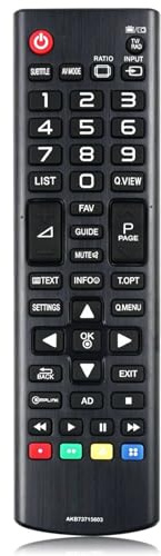 MYHGRC Reemplazo Mando a Distancia para LG AKB73715603 para Smart TV-No Requiere configuración Mando a Distancia para LG TV