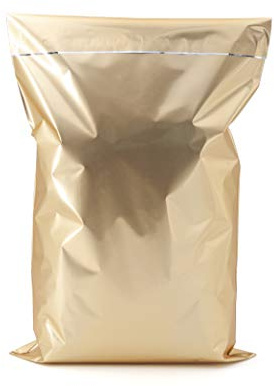 Italpak X204082203213 Buste Soft con Patella Adesiva Oro, 50 pz, 20x32+4 cm