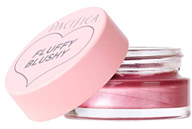 Pacifica Beauty | Fluffy Blushy Cream Blush for Cheeks + Lips | Creamy, Lightweight, Versatile, Easy-To-Use Formula | Hydrating Vegan Collagen | Pigmented Buildable Coverage | Vegan + Cruelty Free