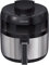 Sencor Friggitrice ad Aria Air Fryer, Capacità di 5L, 1500W, Sistema di Friggere senza Olio, Tecnologia di Circolazione d'Aria Veloce, Display a LED, Controllo Tattile, 8 Programmi Preimpostati, Nero