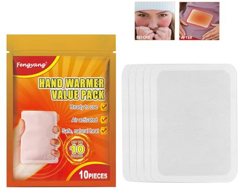 Fengyang® Scalda Corpo Autoadesivi E Si Attivano All’aria, Benefico Effetto Termico Profondo Per 12 Ore, Protezione Dal Freddo Invernale Adesivi Portatili Per Il Riscaldamento Del Corpo