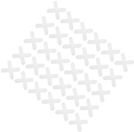 SHINEOFI 1000pcs Tile Grout Spacers Plastic Cross Shaped Tile Leveling Tools for Precise Installation Uneven Floors Durable Tiling Aid for Professional Finish