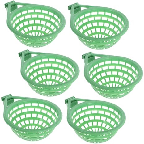 VICASKY 6pièces Lot de Nids pour Pigeons et Oiseaux Accessoires Incubation pour Nid Oiseau et Élevage