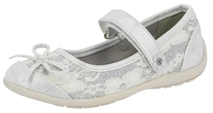 Lico Arabella V, Ballerines à Bride Cheville Femme, Argent (Silber Silber), 33 EU