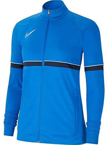 Nike Damen, Women's Academy 21 Track Jacket, ROYAL BLUE/WHITE/OBSIDIAN/WHITE, CV2677-463, M