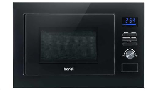 Baridi 25L Integrated Microwave Oven with Grill, 900W, Sensor Touch Controls, Black - DH198