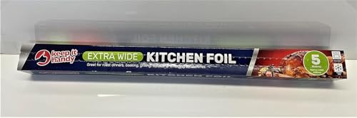 Köksfolie 44 cm x 5 meter – extra bred högkvalitativ matservice catering aluminiumfolie