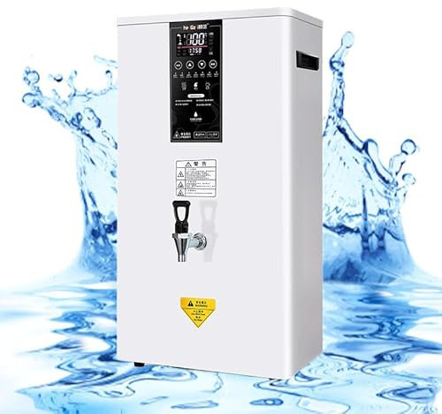 WEIMILOR Distributore di Acqua Calda Commerciale, Macchina per Acqua bollente a Riscaldamento graduale, bollitore per tè e caffè a Parete, caldaie combinate per L'Ufficio Domestico,80L/H