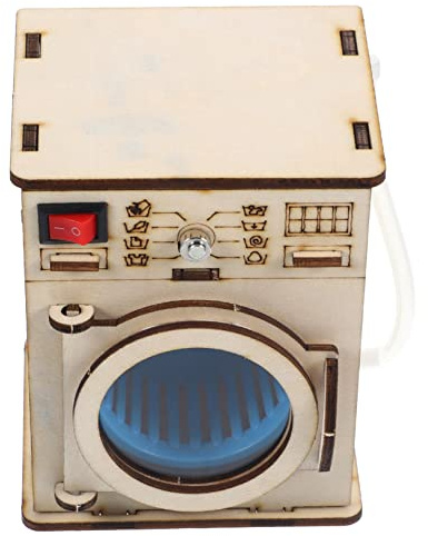 JUMPLAWN Kit Educativo de Ciencia para Niños Preescolar Modelo de Lavadora de Material Sintético, Juego para Mejorar Habilidades de Comunicación y Colaboración en Experimentos Manuales