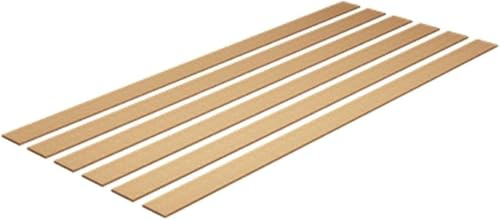 6 Pack MDF 3D Wall Panels, Paintable Shaker Style Wall Panelling Kit, 1150x97x9mm, DIY Easy Install, Moisture Resistant Wall Panels for Bedroom, Living Room, Hallway, Interior Feature Wall Décor