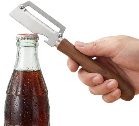 Pelapatate Multifunzionale - Gadget Da Cucina Ergonomici In Acciaio Inossidabile,Sbucciatore Alimentare Manuale E Affettaverdure,per, cavolo, frutta, ananas, canna da zucchero, casa, appartamento,