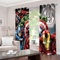 Curtains Digital Printing Marvel Heroes Image Polyester Soft Curtains Top Eyelets Treatments Blackout Window Curtain For Living Room Bedroom 150X166CM