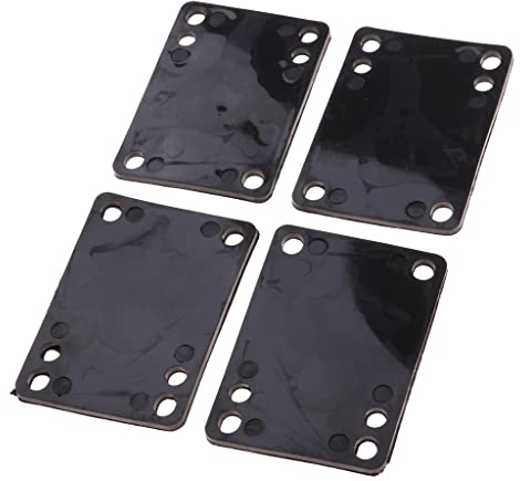 predolo 4PCS Skateboard Riser Pads Longboard Shockpads Trucks Decks Tools
