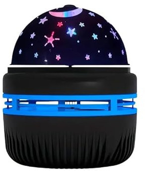 LED Star Projector Night Light, RGB Rotating Disco Ball, Magic Crystal Stage Light