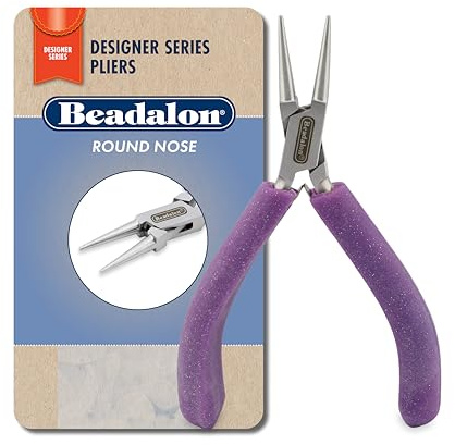 Beadalon Designer Series Pliers Kit - Round Nose, Lavender Speckle