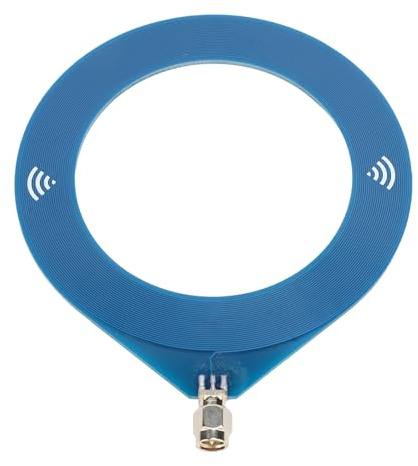CHICIRIS Mini Antena SW, Antena de Onda Corta de Bucle Compacto con Conector SMA para Radioaficionado Receptor TEF6686, Recepción Direccional de 10 KHz a 180 MHz