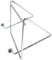 DECHOUS Manual Rack for Kitchen Shelves Stainless Steel Recipe Stand Versatile Shelf Decor