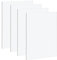 GSHUR Lot de 4 plaques acryliques transparentes A4 - 210 x 297 x 3 mm - En plastique transparent - 3 mm d'épaisseur - Pour décoration, affichage, cadre photo, peinture
