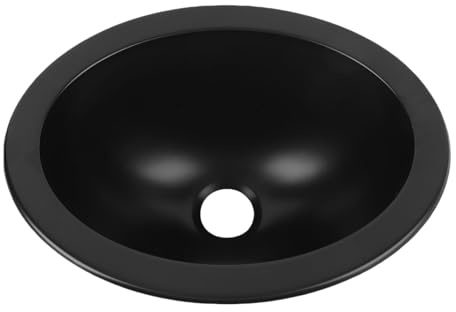 Rostfritt Stålbänk, 11,4 X 8,7 X 4,7 Tum Oval RV -Diskbänk, Handtvättbassäng med 40 Mm Avloppsutlopp, Enkel Skål Diskbänk för Båt Camping Fordon
