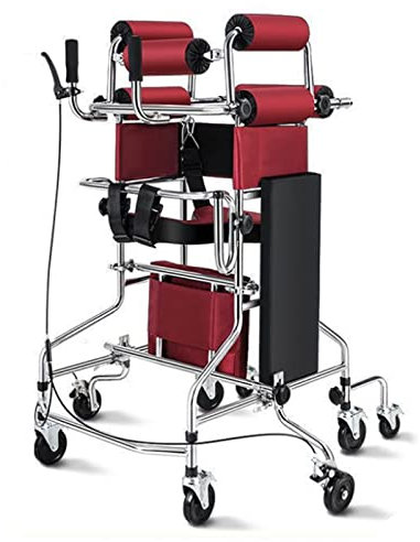 Déambulateur Cadre De Marche Avec Roulettes Pour Adultes, Aide À La Verticalisation, Formation Des Patients Victimes D'Avc, Cadre De Verticalisation Assisté Pour Personnes Âgées Et Handicapé