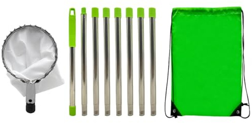 selector de jardín - Pole de Baloncesto, Herramienta de árbol | Mango Largo retráctil, Garra de Captura de Metal más recolector de Frutas de Gran Altura para Uso de Cerezas de nectarina de Cal de