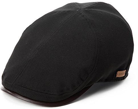 Comhats Summer Flat Duckbill Irish Newsboy Hat for Men 89047 Black M/L