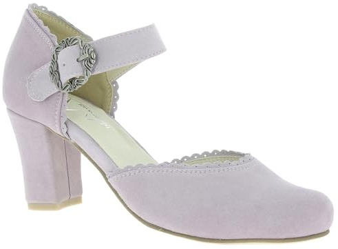 Hirschkogel Damen Trachten Pumps, Flieder, 39 EU