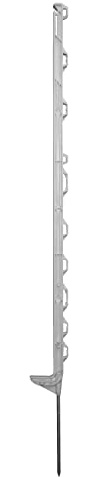 Smart stolpe, linning i 5 stycken, vit, 115 cm med 11 öljetter