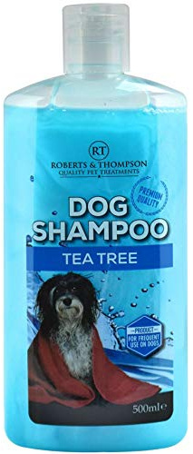 Pet Dog Shampoo Aloe Vera & Tea Tree Shampoo 500ML Suitable for all Dogs Shampoo (Tea Tree)