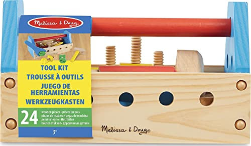Melissa & Doug Tragbarer Werkzeugkasten aus Holz