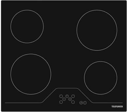 TELEFUNKEN Plaque vitroceramique TK60V4ATT 4 foyers, touches sensitives