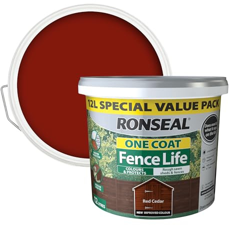 Ronseal One Coat Fence Life Red Cedar 12L