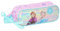Safta Frozen Cool Days - Doppelmäppchen für Kinder, ideal für Kinder im Schulalter, bequem und vielseitig, Qualität und Widerstandsfähigkeit, 21 x 6 x 8 cm, Violett/Himmelblau, Violett/Himmelblau,