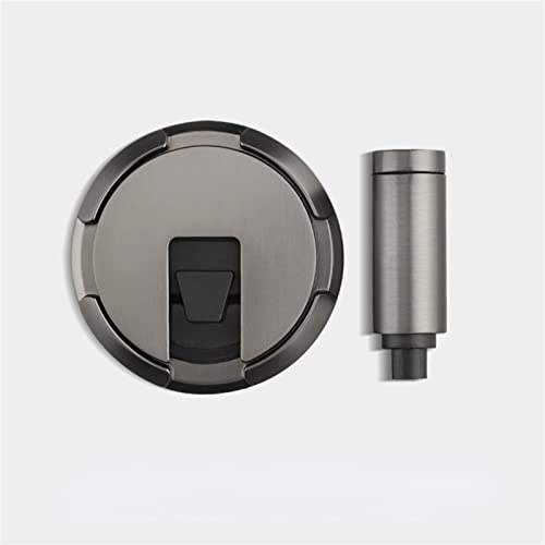 Nicht stanzbarer Türstopper, automatischer Boden-Türstopper, Möbelbeschläge, Gold, Schwarz, Grau, Stopper for Tür, winddichte Türstopper, 1 Stück