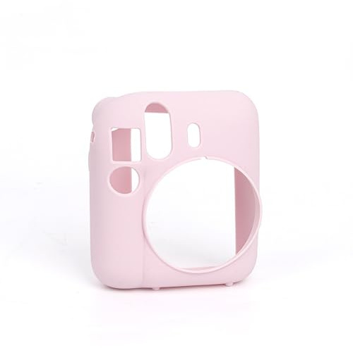 Silikon-Schutzhülle für Instax Mini 12 Kamera, einfache einfarbige Hülle, rose, Siehe Abbildung