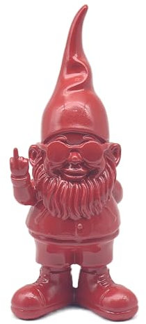 Lesser & Pavey Gnomes Behaving Badly Red 20cm Figurines Statues For Home Decor | Ideal Ornaments Friendship Gifts For Women & Men | Lovely Table Centerpiece & Living Room Accessories