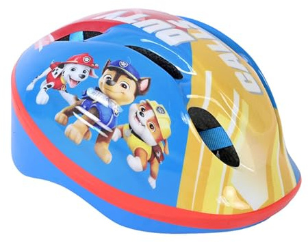 Paw Patrol Cykelhjälm för barn Deluxe – barncykelhjälm 52–56 cm – Chase, Marshall & Rubble – justerbar – stötsäker och lätt