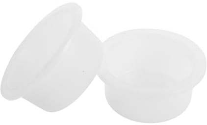 OUNONA 2 Piezas Forro de Cera Silicona Calentadores Reutilizable, Bandeja Calefactora de Silicona de Color Claro para Aroma Prolongado y Hogar Ambientes Meditativos