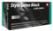 AMPri Latexhandschuhe, schwarz, 100 Stück/Box, Größe S, puderfrei, Style Latex Black: Latex Einweghandschuhe in den Größen XS, S, M, L, XL