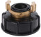 Wasserspeicher Tank IBC Tank Adapter S60X6 Geka Style Schlauchverbinder Bewässerung Praktisches Auslaufgewinde Zubehör Armaturen