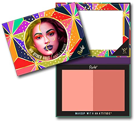 My Other Half Duo Shade Face Palette - Jekyll and Hyde by Rude Cosmetics for Women - 0.4 oz Makeup