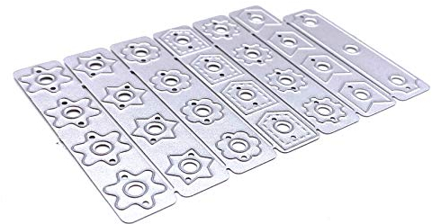 ZFPARTY Lochverstärker Metall-Stanzformen Schablonen für DIY Scrapbooking dekorative Prägung DIY Papierkarten