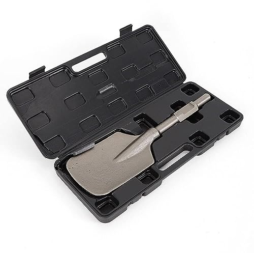 TRIEBAN Bêche à béton - Marteau de démolition - Ciseau à pelle - Longue pelle d'argile - Marteau de démolition - Burin large - Pour marteau Jack 65/95