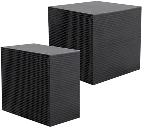 komsoup 2 Wassertrog Reinigungswürfel, Aquarium Wasserfilter Aktivkohle-Wasserfilterwürfel, Öko Aquarium Wasserreiniger Würfel, Wasserreinigungswürfel Für Pferdetränke, Für Aquarien Und Fischtanks