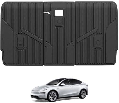 3W Andra Sätesraden Ryggskydd för Tesla Model Y Juniper 2025-2026 | Endast för Premium/Performance | TPE Thorex™ Allväder | 3D Skräddarsydd Passform | Hundvänligt Biltillbehör | Vattentät