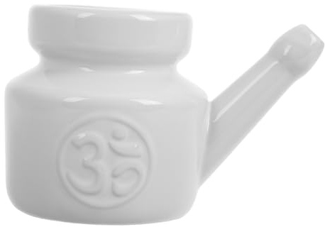 FONDOTIN de Diseño Cambios Elegante Limpieza para Yoga Adecuado para Profunda y Ml Botella Lavadora Nasal de Cerámica 350 Irrigación Nasal Eficaz Estacionales