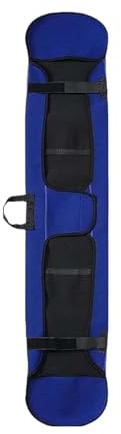 SDIUAKBV snowboardväska snowboard ärm fodral förvaringsväska påse skidåkning för skidåkning vintersport (mörkblå 143 cm x 26 cm)