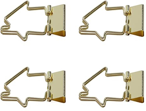 SPYMINNPOO Clips para Carpetas, Abrazaderas de Papel Fuertes y Estables para Almacenamiento de Archivos de Oficina, Clamp/Holder de Cola de Milano para Oficina, Escuela, Uso Doméstico, Hierro